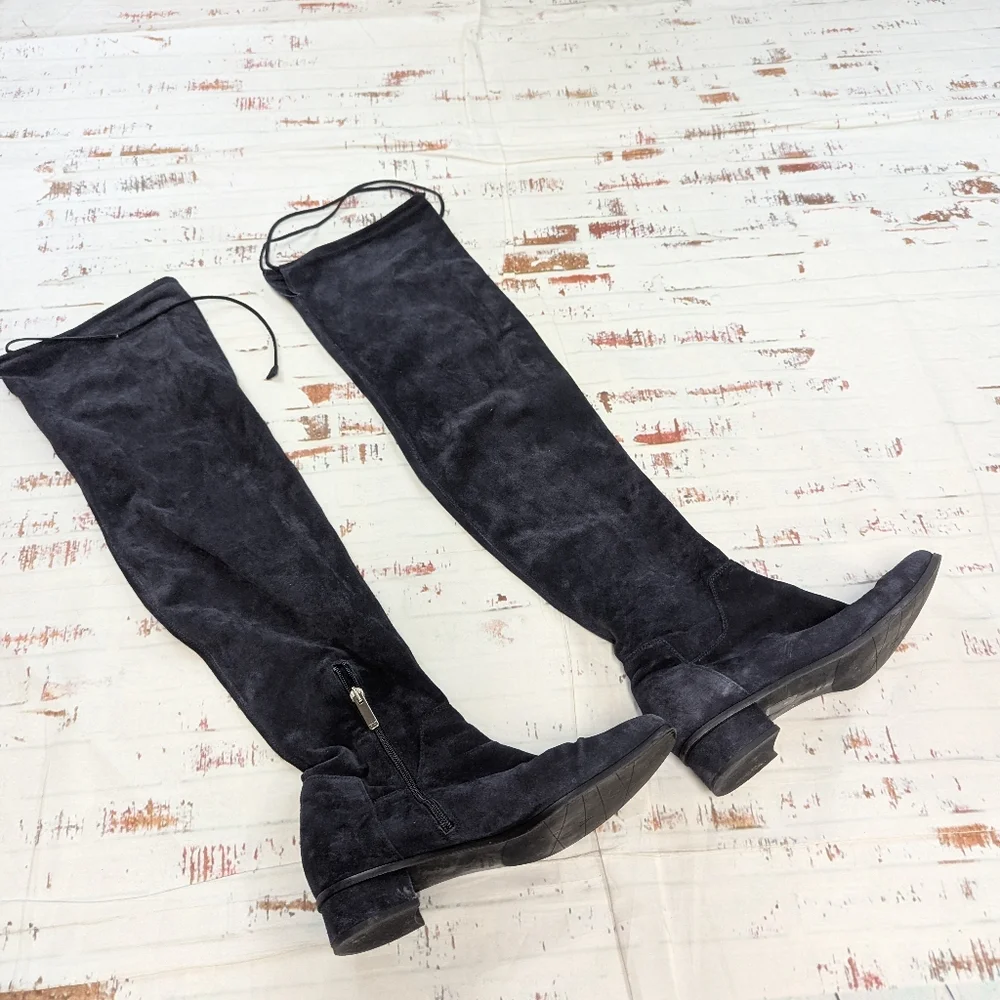 Aquatalia Suade Above The Knee Boots